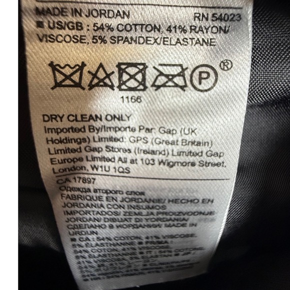 Banana Republic Sloan Skinny Fit Glen Plaid Pants Blue Gray Womens Size 2 NEW - Picture 3 of 10